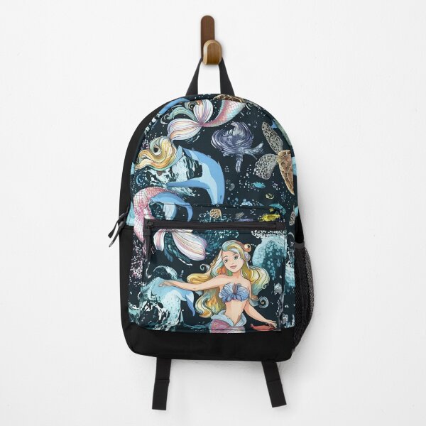 Item preview, Cute little sea tail lady mermaid in the ocean. designed and sold by DunuStore.