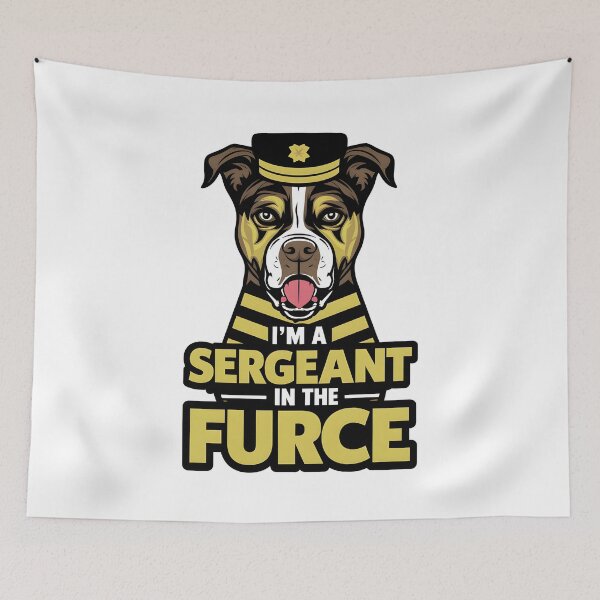 Item preview, Dutiful Dog with a Rank of Fun Design designed and sold by VoyteksDesigns.