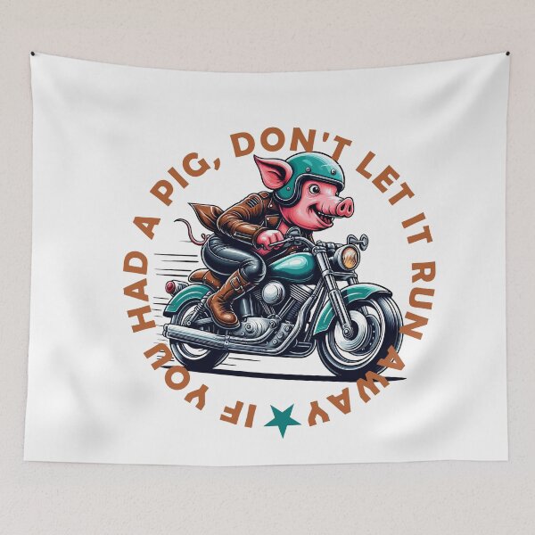 Item preview, if you had a pig, don't let it run away designed and sold by netrok.