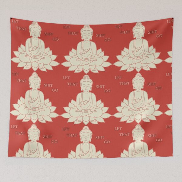 Item preview, Let that shit Go/Buddha designed and sold by retro-ether.