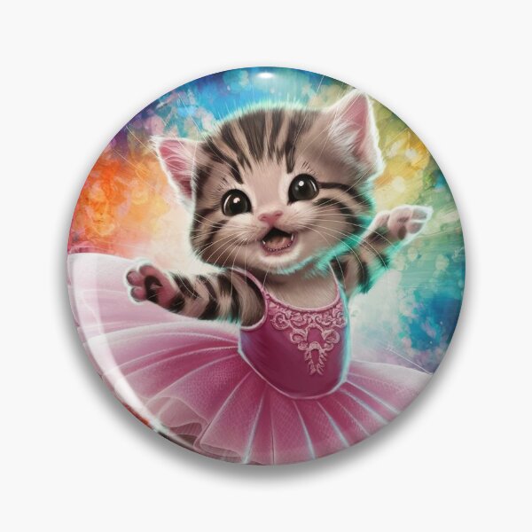 Aperçu de l'œuvre Kitty en ballerine créée et vendue par BeaGraphicsDesign.