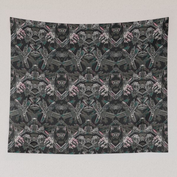 Item preview, Wicked face of a bug, vintage punk designed and sold by DreamingBeetle.