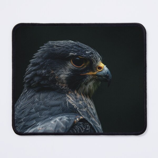 Item preview, Minimalist portrait of a falcon designed and sold by Stanfart.