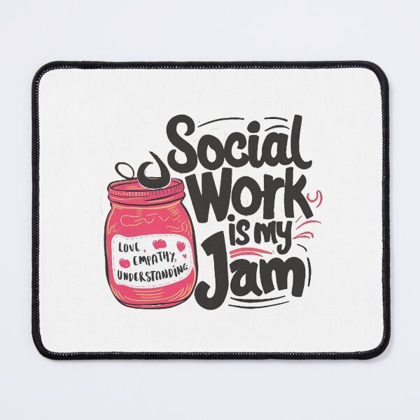 Item preview, Social Work Is My Jam designed and sold by DomTeesHaven.