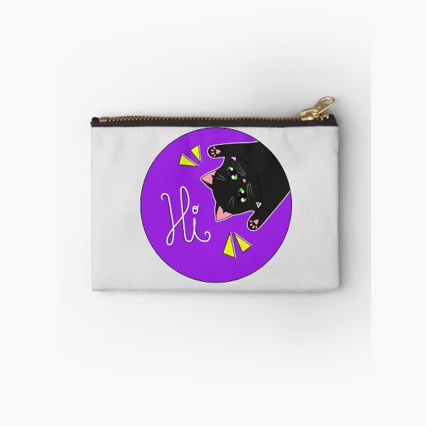 Item preview, black cat greeting designed and sold by Natsukittyart.