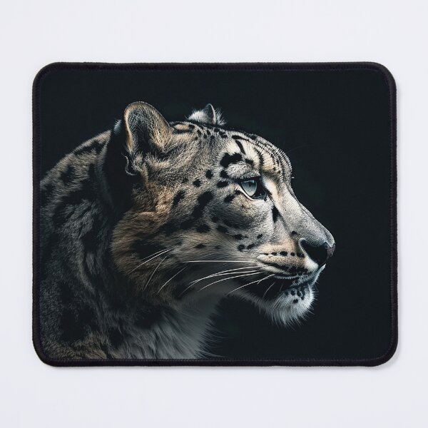 Item preview, Minimalist portrait of a snow leopard designed and sold by Stanfart.