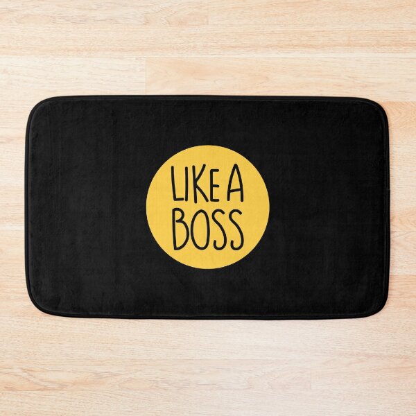 Item preview, Like a boss in yellow designed and sold by Weknes.