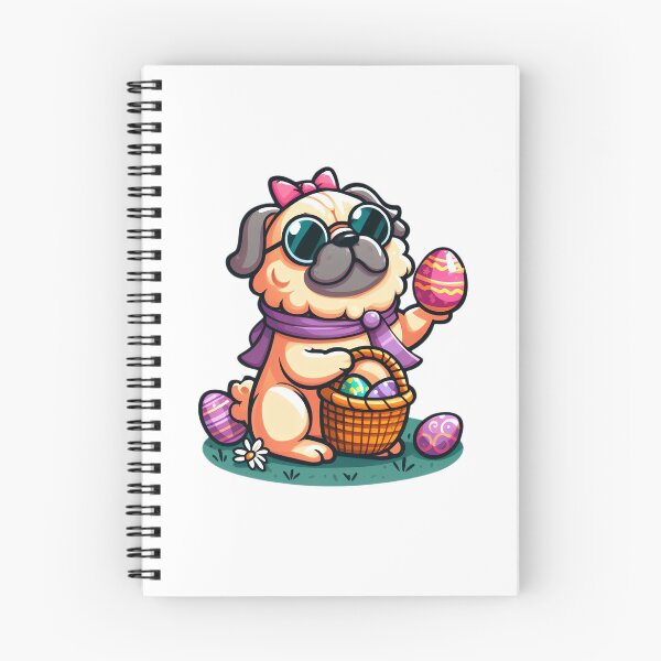Item preview, Cool Pug Easter Vibes designed and sold by EpicPaws.