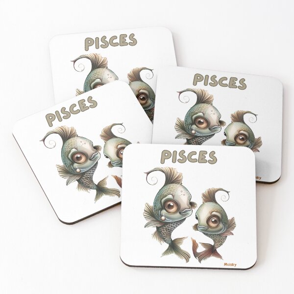 Item preview, Pisces Whirlpool Wonders: Enchanting Zodiac Fish designed and sold by Moisky Art.