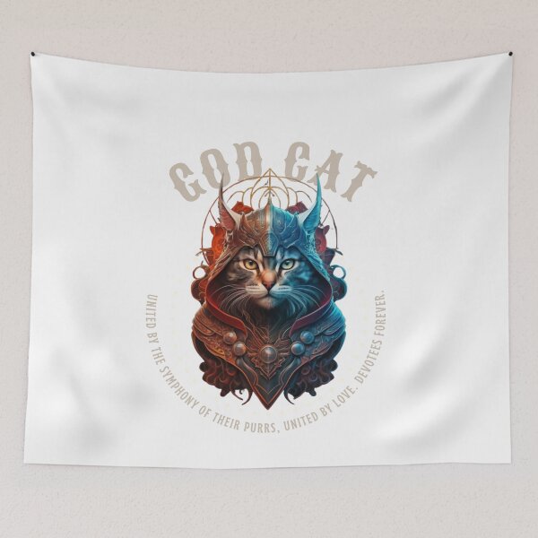 Item preview, Cat God of Thunder Thor designed and sold by PatronesKawai.