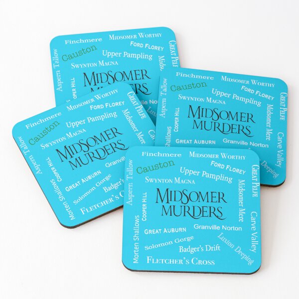 Item preview, Midsomer Murders Towns designed and sold by FunandWhimsy.