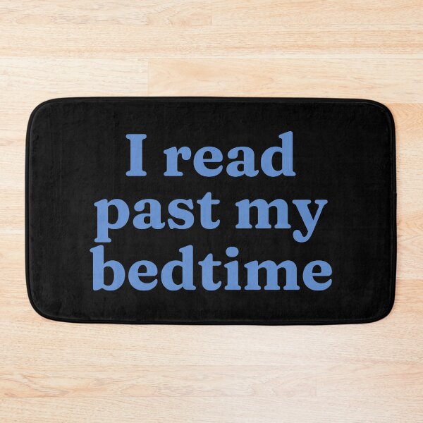 Item preview, I read past my bedtime blue designed and sold by FieldScent.