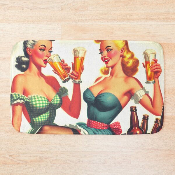 Item preview, Beer Pin-ups designed and sold by PulpVintage.