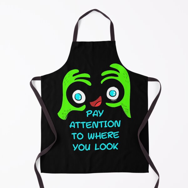 Item preview, PAY ATTENTION WHERE YOU ARE LOOKING designed and sold by stickersrafisa.