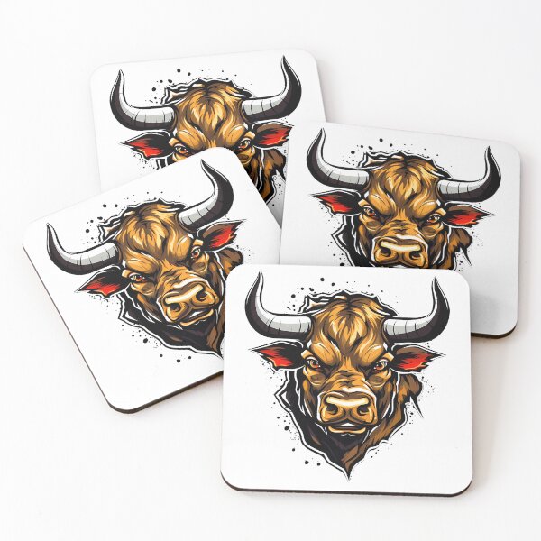 Item preview, Angry Bull Head Graphic Illustration designed and sold by NegarinFashions.
