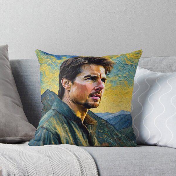 Aperçu de l'œuvre Tom Cruise Art marchant sur la montagne créée et vendue par sportsimpact.