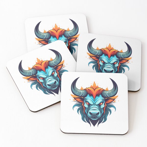 Item preview, Angry Bull Head Graphic Illustration designed and sold by NegarinFashions.