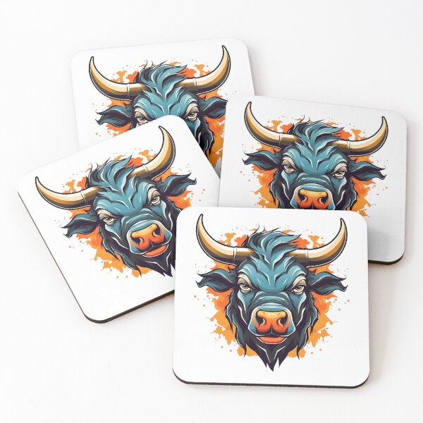 Item preview, Angry Bull Head Graphic Illustration designed and sold by NegarinFashions.