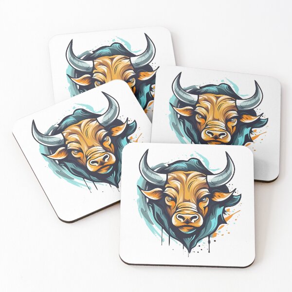 Item preview, Angry Bull Head Graphic Illustration designed and sold by NegarinFashions.