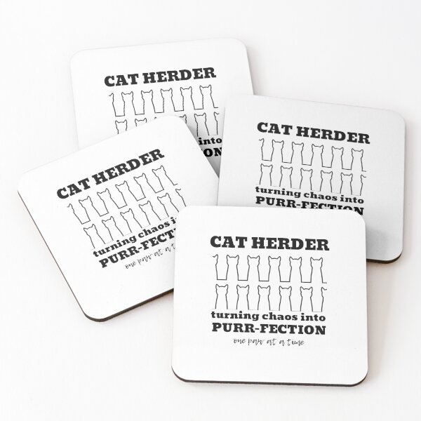 Item preview, Cat herder - turning chaos into purr-fection, one paw at a time designed and sold by alczar.