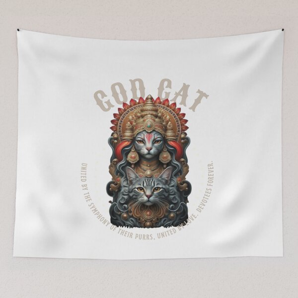 Item preview, Cat Goddess of Wealth Lakshmi designed and sold by PatronesKawai.