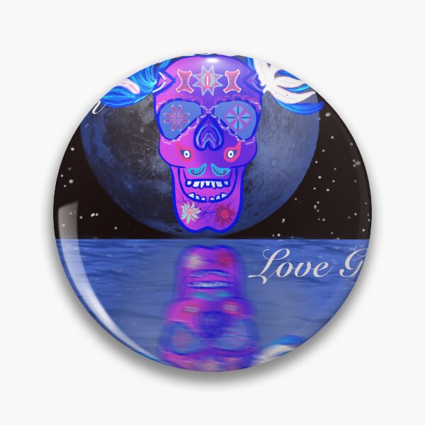Item preview, Flower Skull Moon designed and sold by Gatorbrain.