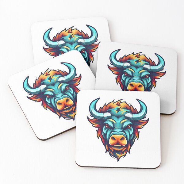 Item preview, Angry Bull Head Graphic Illustration designed and sold by NegarinFashions.