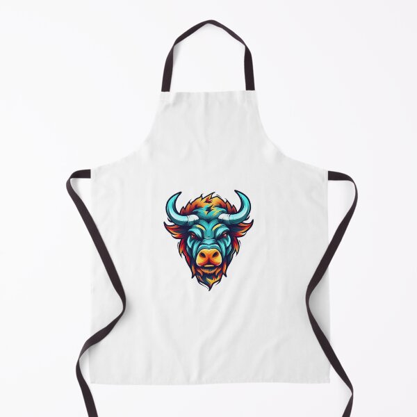 Item preview, Angry Bull Head Graphic Illustration designed and sold by NegarinFashions.