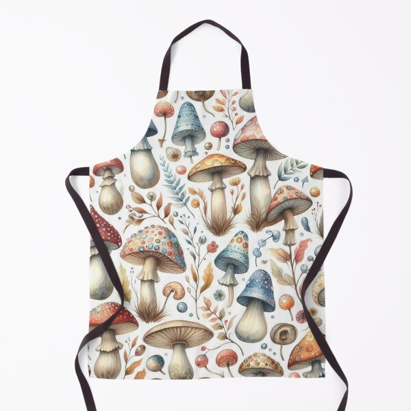 Item preview, Whimsical mushroom pattern designed and sold by Vkinsify.