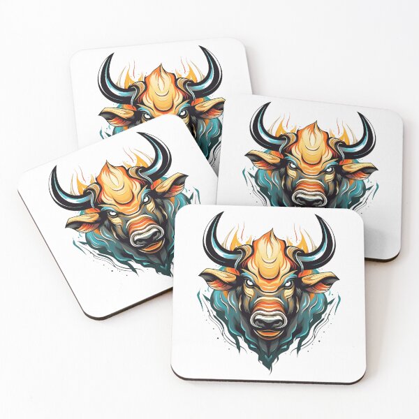Item preview, Angry Bull Head Graphic Illustration designed and sold by NegarinFashions.