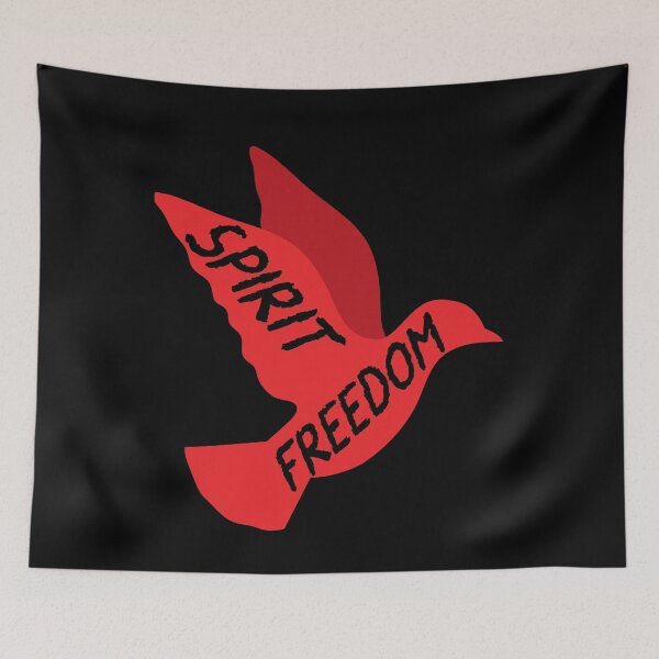Item preview, SPIRIT AND FREEDOM designed and sold by stickersrafisa.