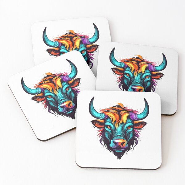 Item preview, Angry Bull Head Graphic Illustration designed and sold by NegarinFashions.