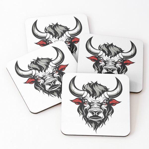 Item preview, Angry Bull Head Graphic Illustration designed and sold by NegarinFashions.