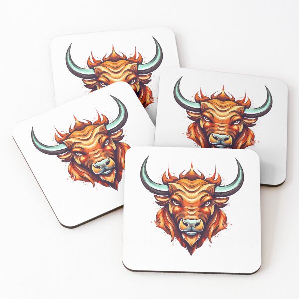 Item preview, Angry Bull Head Graphic Illustration designed and sold by NegarinFashions.