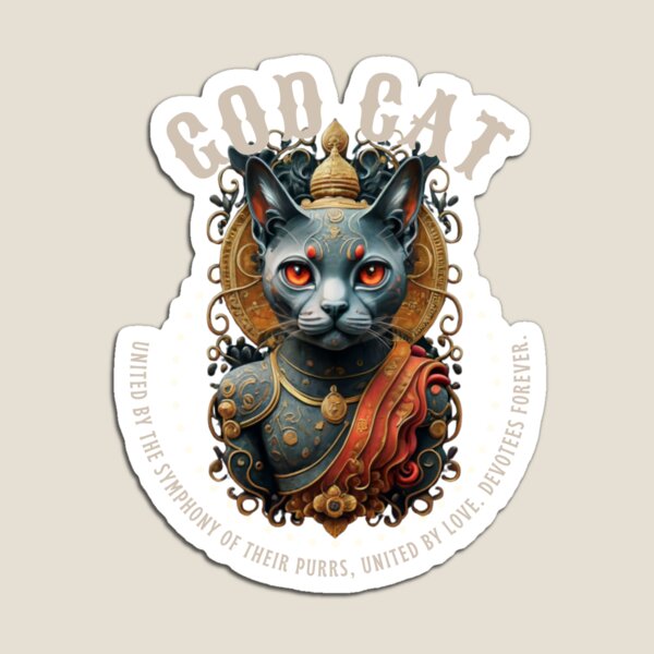 Item preview, Cat God of Enlightenment Siddhartha designed and sold by PatronesKawai.