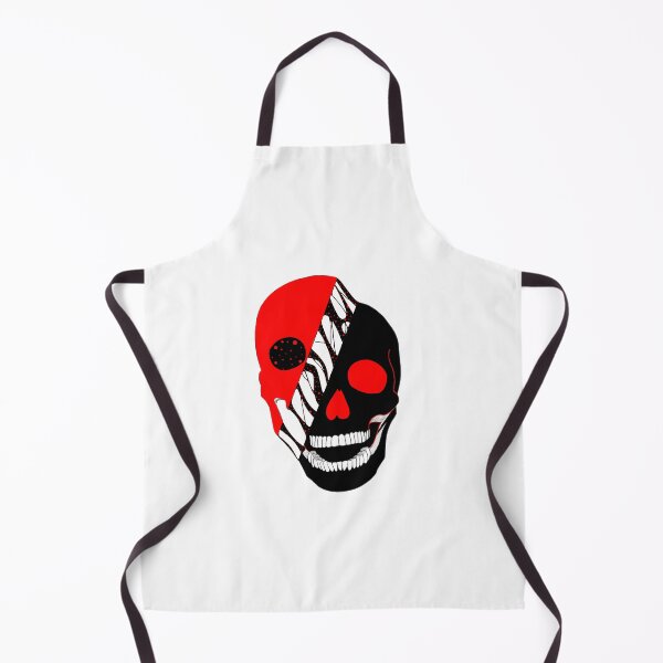 Item preview, Red slashed skull designed and sold by YokoSauonji12.