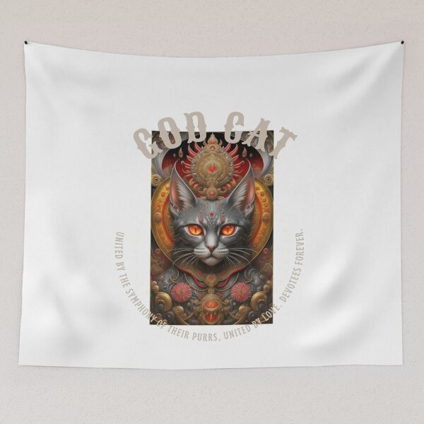 Item preview, Cat God of Salvation Avalokiteshvara designed and sold by PatronesKawai.