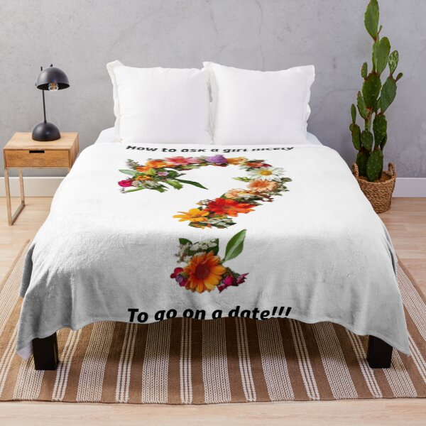 Item preview, Ask her on a Date with Flowers designed and sold by BartHugoKnight.