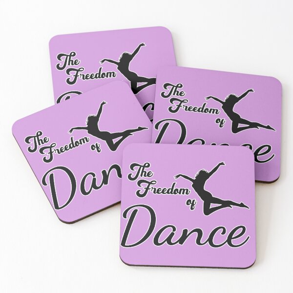 Item preview, The Freedom of Dance B/W Motto Slogan. designed and sold by Harlake.