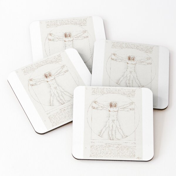Item preview, Leonardo da Vinci's Vitruvian Man designed and sold by Pretty Cotswold Designs.