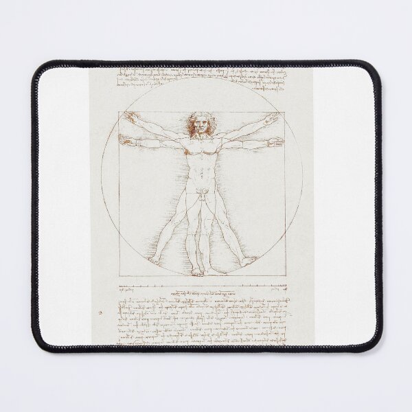 Item preview, Leonardo da Vinci's Vitruvian Man designed and sold by Pretty Cotswold Designs.