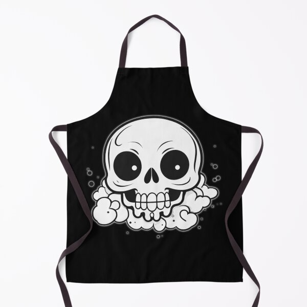 Item preview, Skull Cloud Cartoon, White Eyes, Goth Design designed and sold by Burn-Ego.