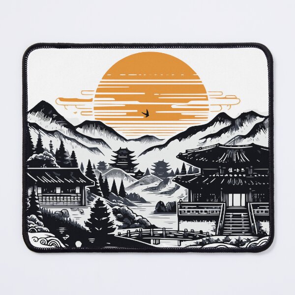 Item preview, Korea inspired landscape designed and sold by CulturalVibes.