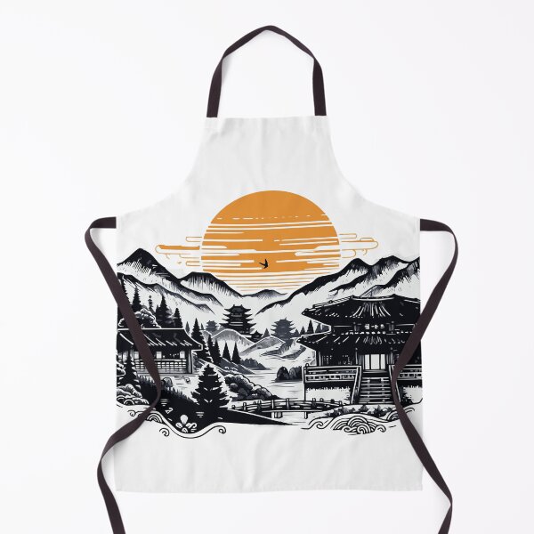 Item preview, Korea inspired landscape designed and sold by CulturalVibes.