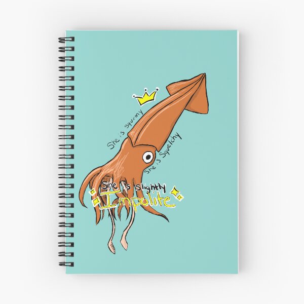 Item preview, Slightly Impolite Squid - The Pout Pout Fish Book designed and sold by locustseattoo.