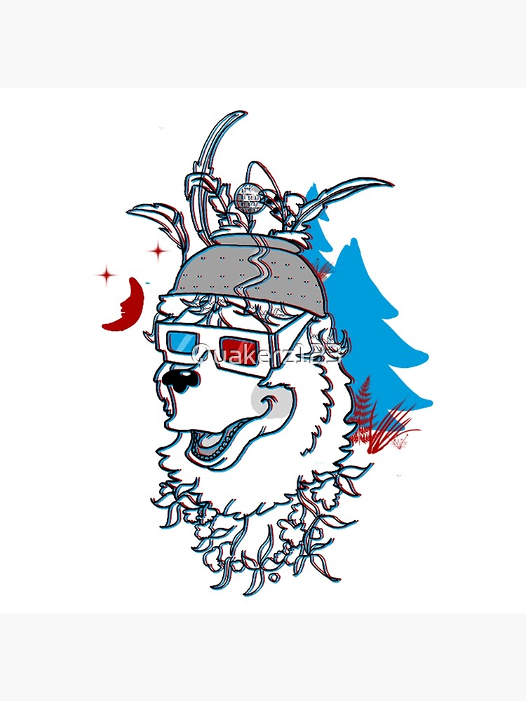 " Crazy Colander Head Night Beach Bear" Poster for Sale by Quakerz123