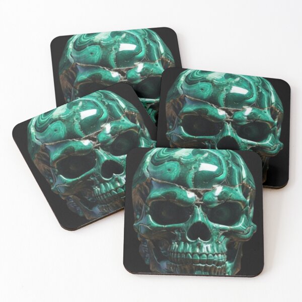 Item preview, Crystal Skull (Malachite) designed and sold by Zendragon-Store.