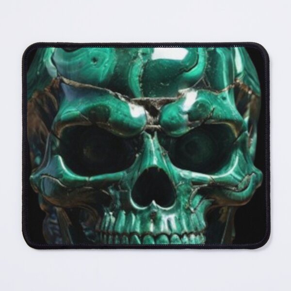 Item preview, Crystal Skull (Malachite) designed and sold by Zendragon-Store.
