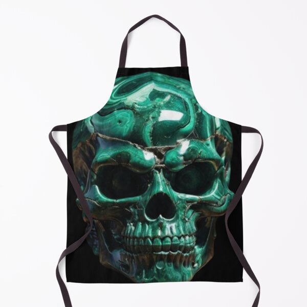 Item preview, Crystal Skull (Malachite) designed and sold by Zendragon-Store.