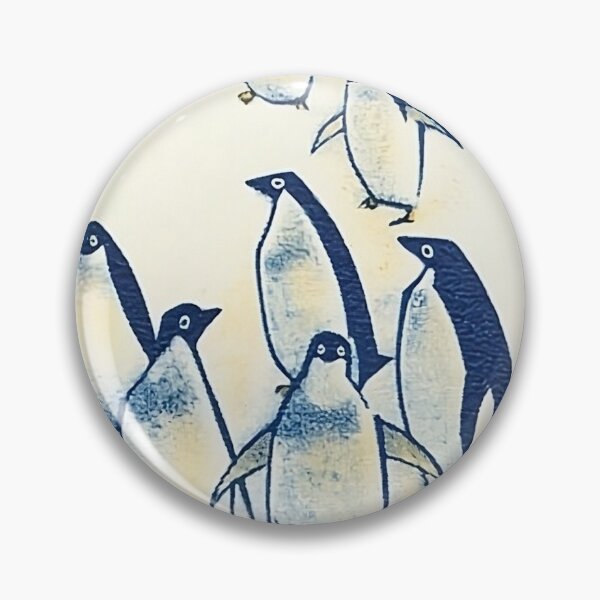 Item preview, Penguins, Japanese Vintage Stamp designed and sold by gliyj.